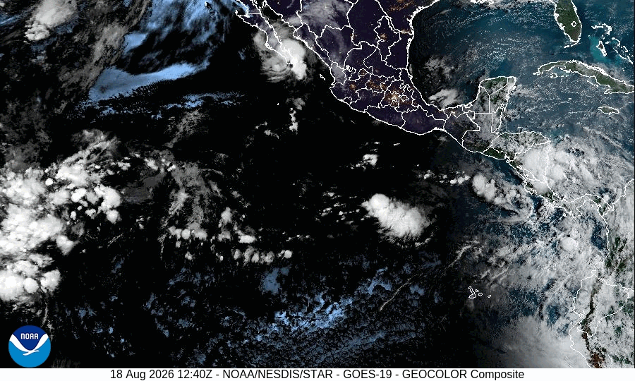 Visible satellite wide view