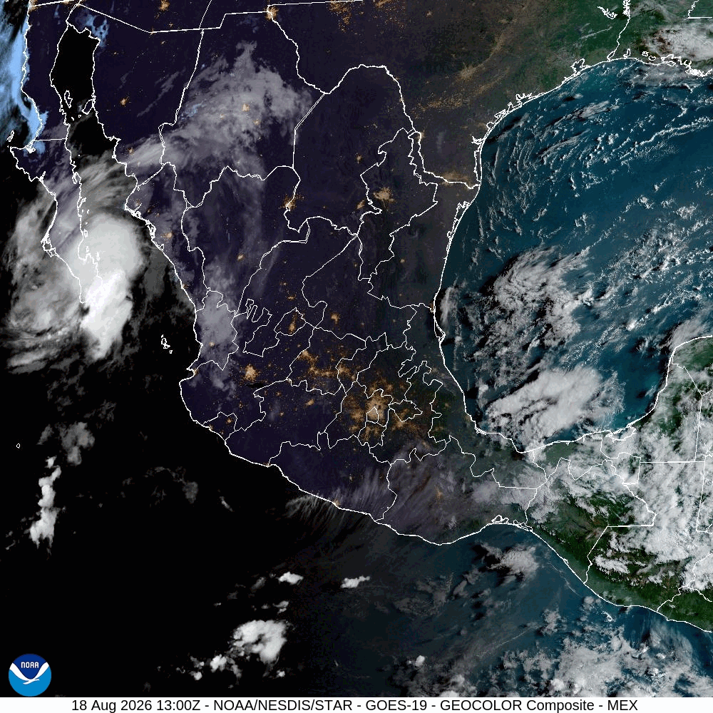 Visible satellite closeup